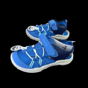 Oshkosh Toddler Boys Sandal Size 11 Blue Comfy Breathable Washable Sport Shoes